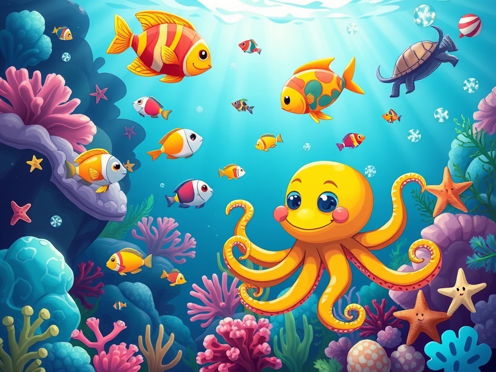 نقاشی فانتزی کارتونی 