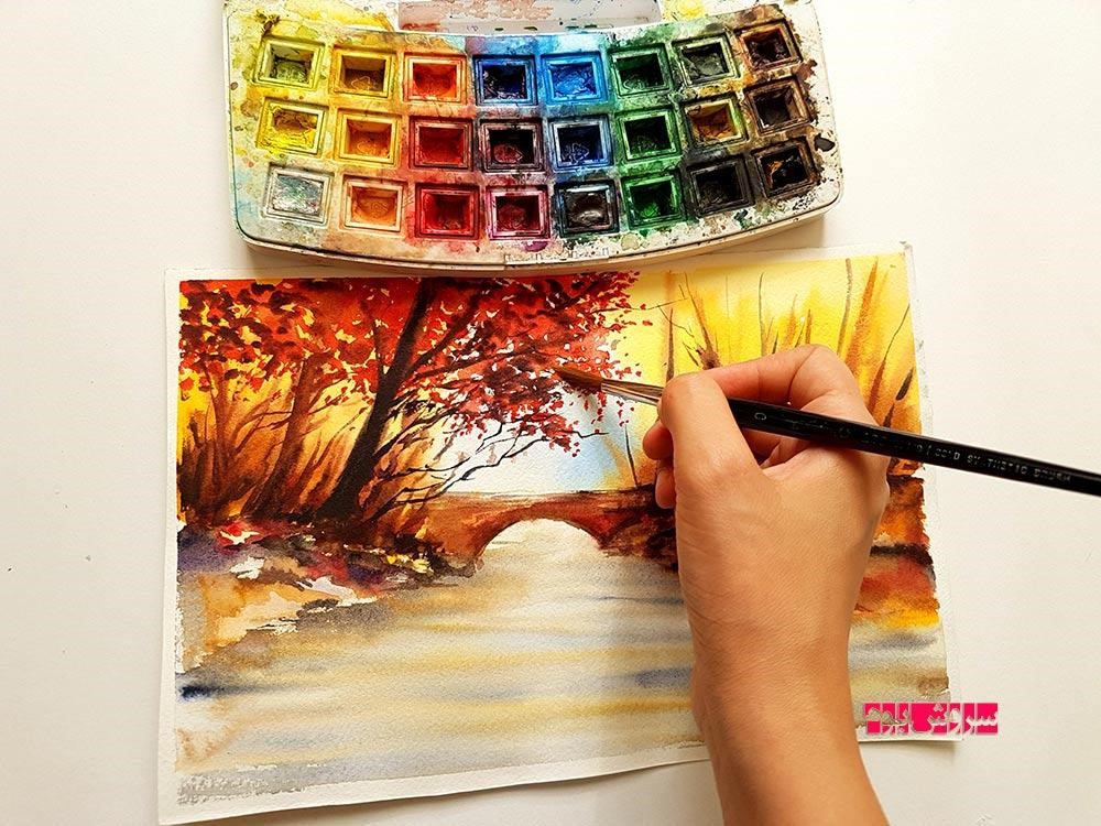 اصول ابتدایی نقاشی آبرنگ