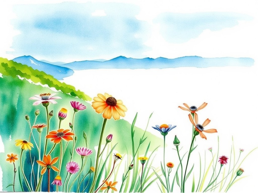 تکنیک خیس در خشک آبرنگ 