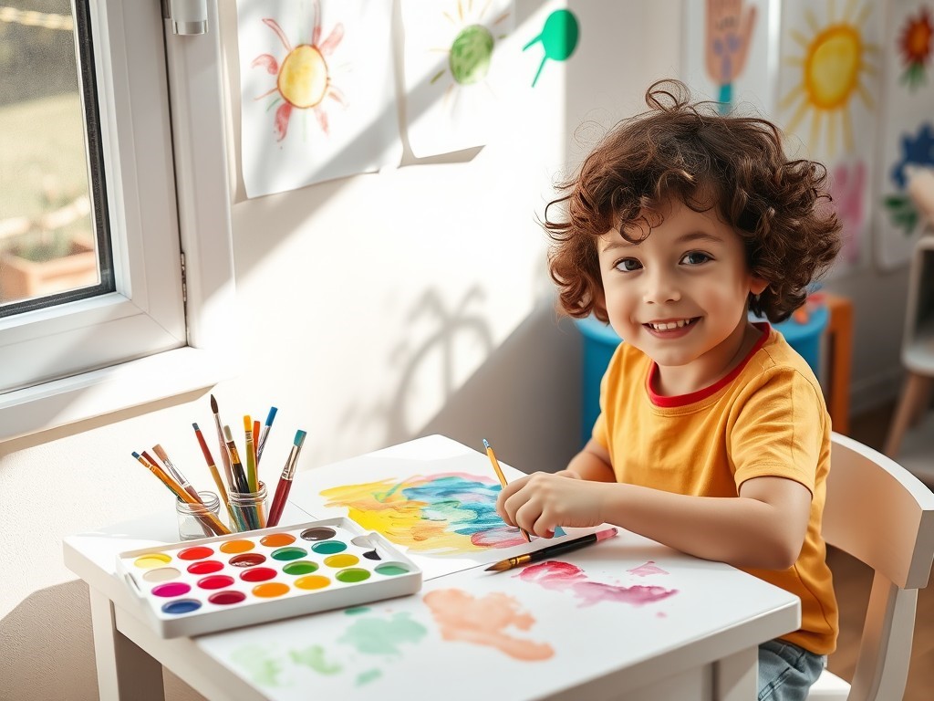 تکنیک های آبرنگ برای کودکان 