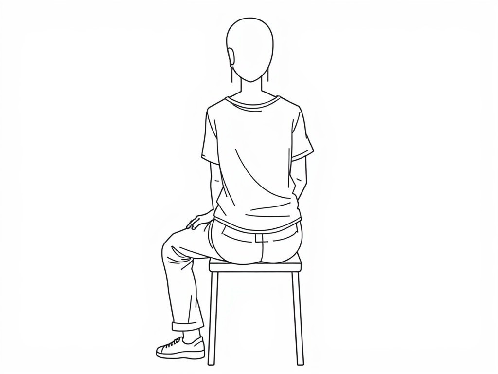 طراحی فیگور نشسته