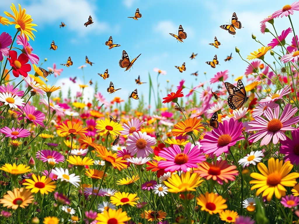 چمنزار گل‌دار