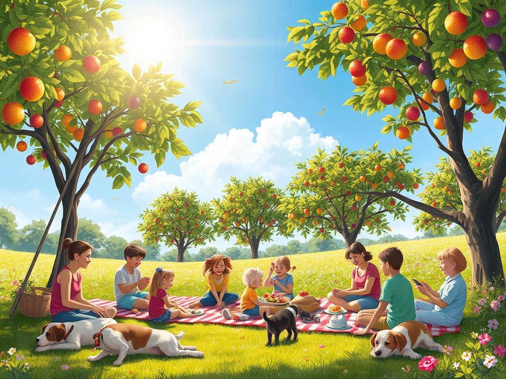 نقاشی فصل تابستان