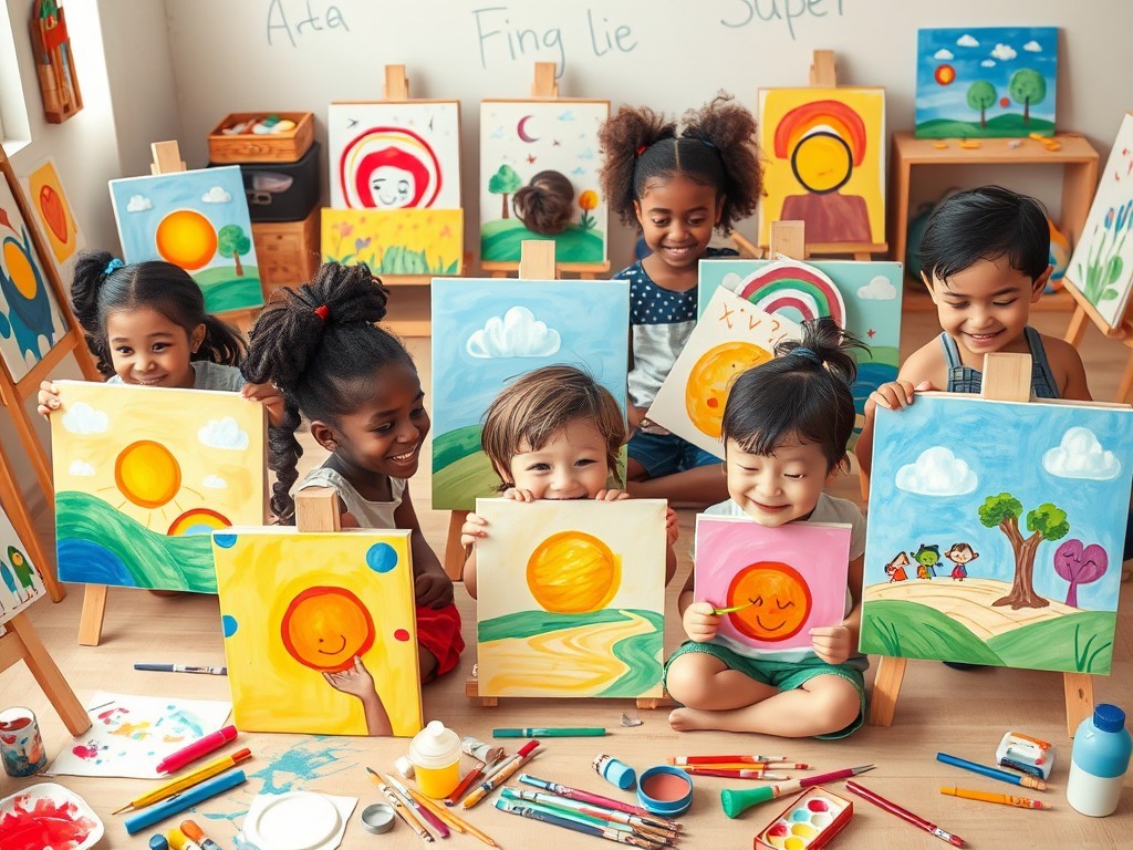 فواید نقاشی کشیدن برای کودکان 