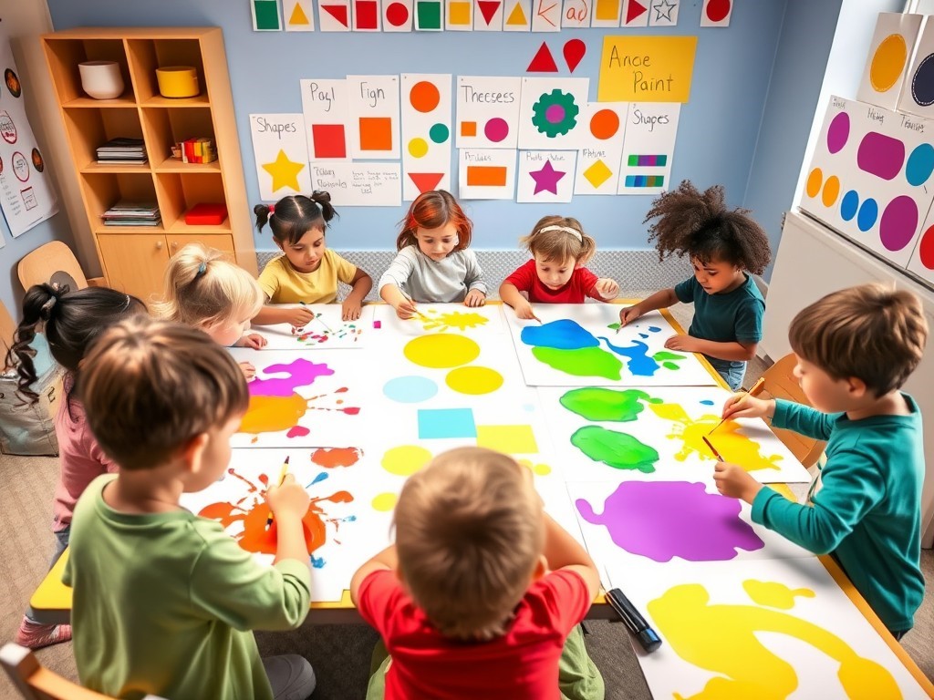 آشنایی با رنگ‌ها و اشکال