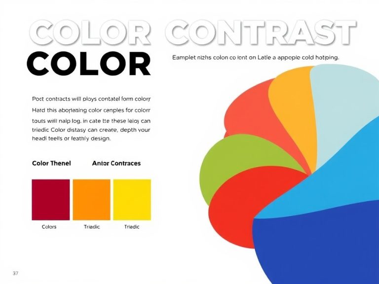 کنتراست رنگ چیست ؟