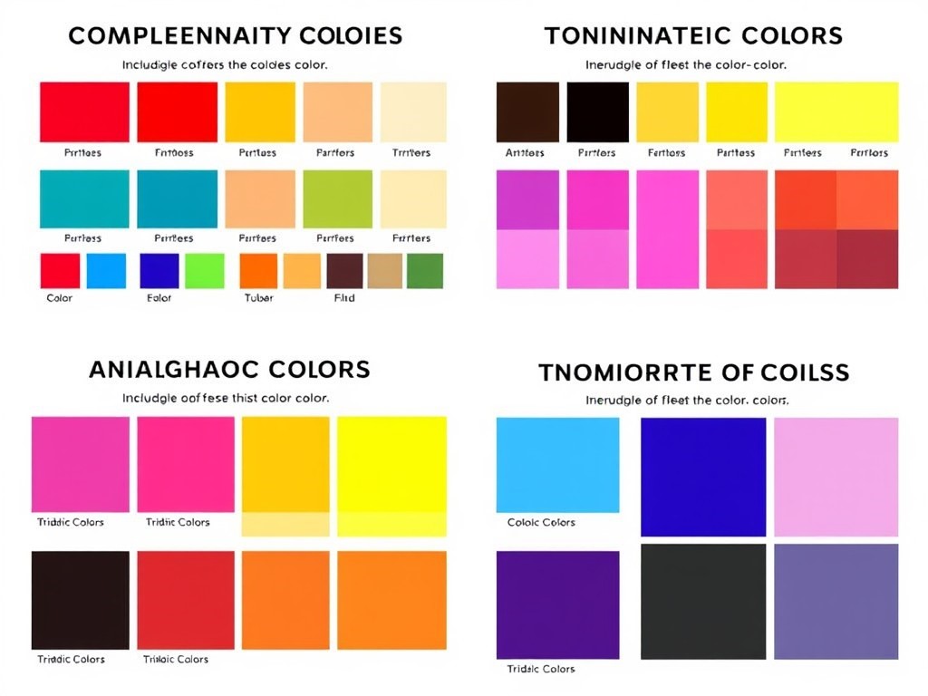 انواع کنتراست رنگ ها