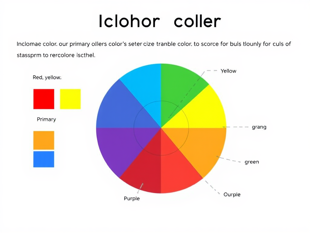 انواع رنگ های اصلی و فرعی