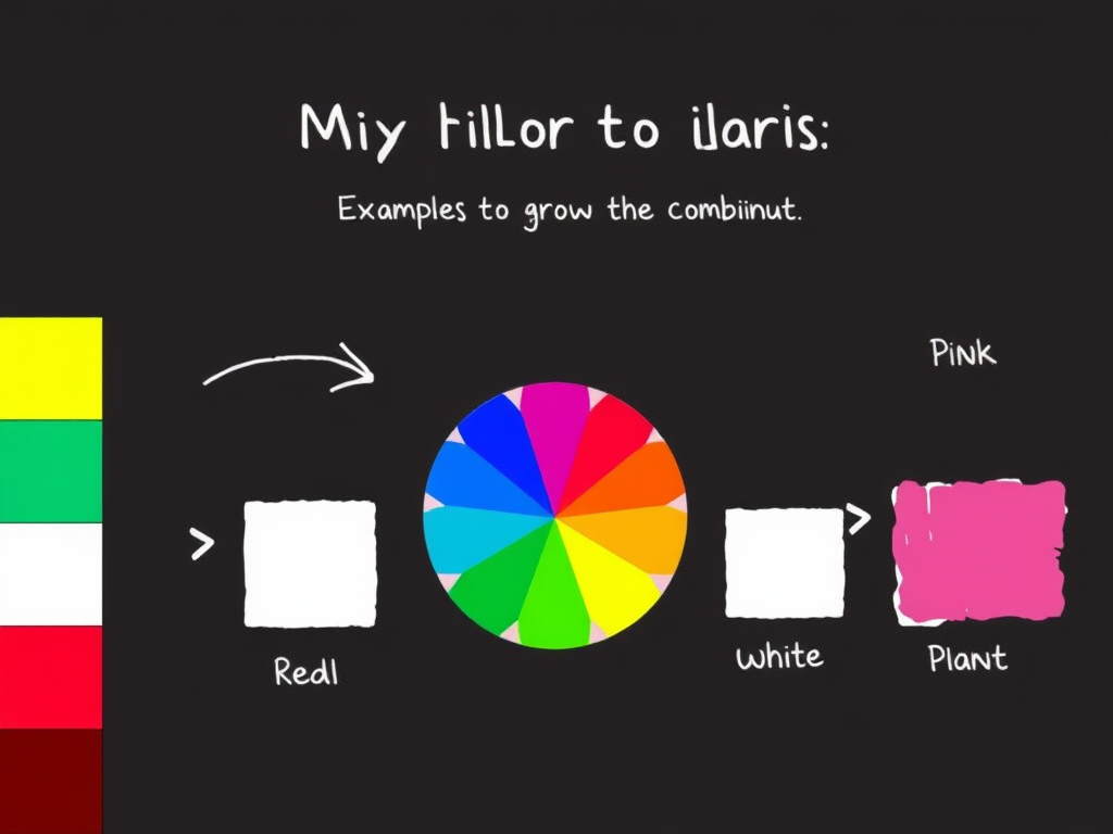 ترکیب رنگ صورتی