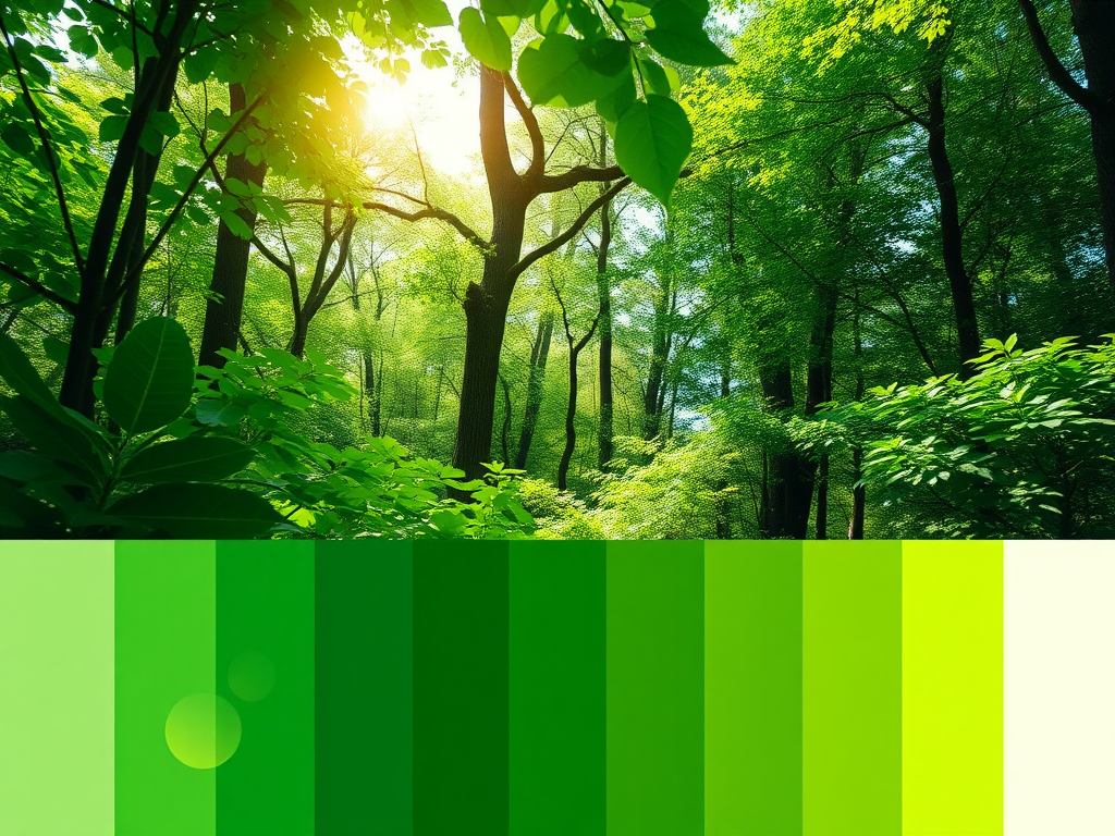 منشا رنگ سبز چیست؟