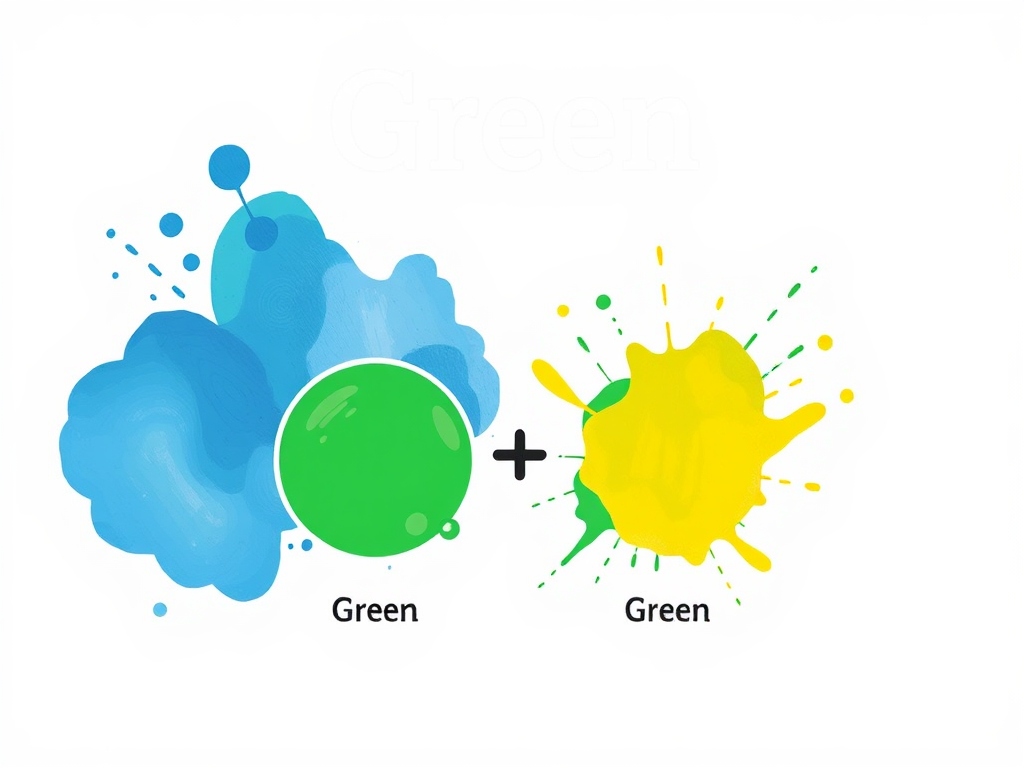 انواع رنگ سبز از چه رنگ هایی تولید شده است؟