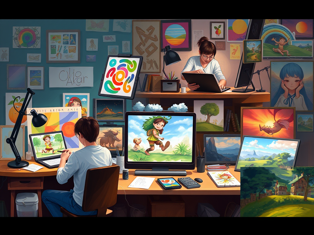 کاربردهای نقاشی دیجیتال