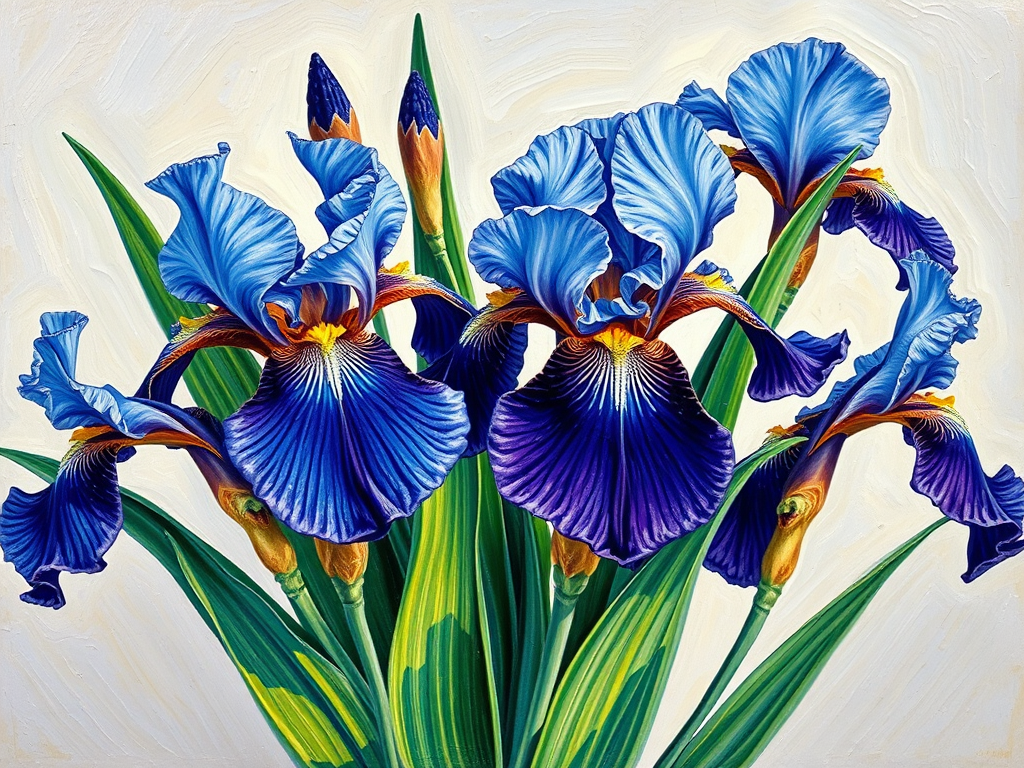 گل های زنبق 