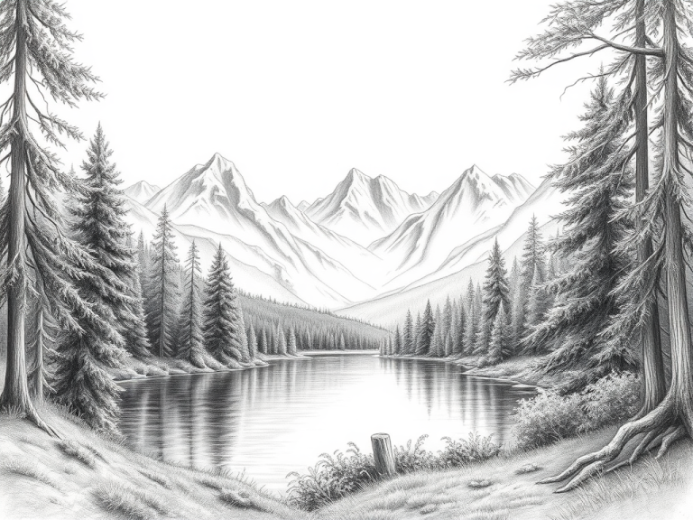 نقاشی سیاه قلم چیست ؟