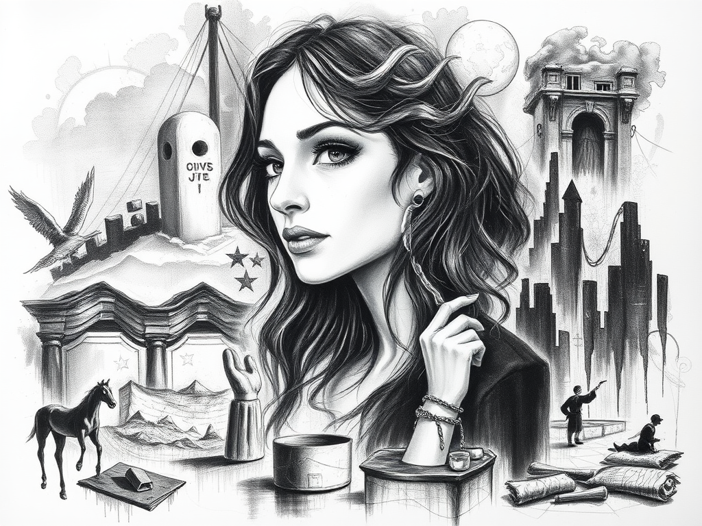 ویژگی های نقاشی سیاه قلم