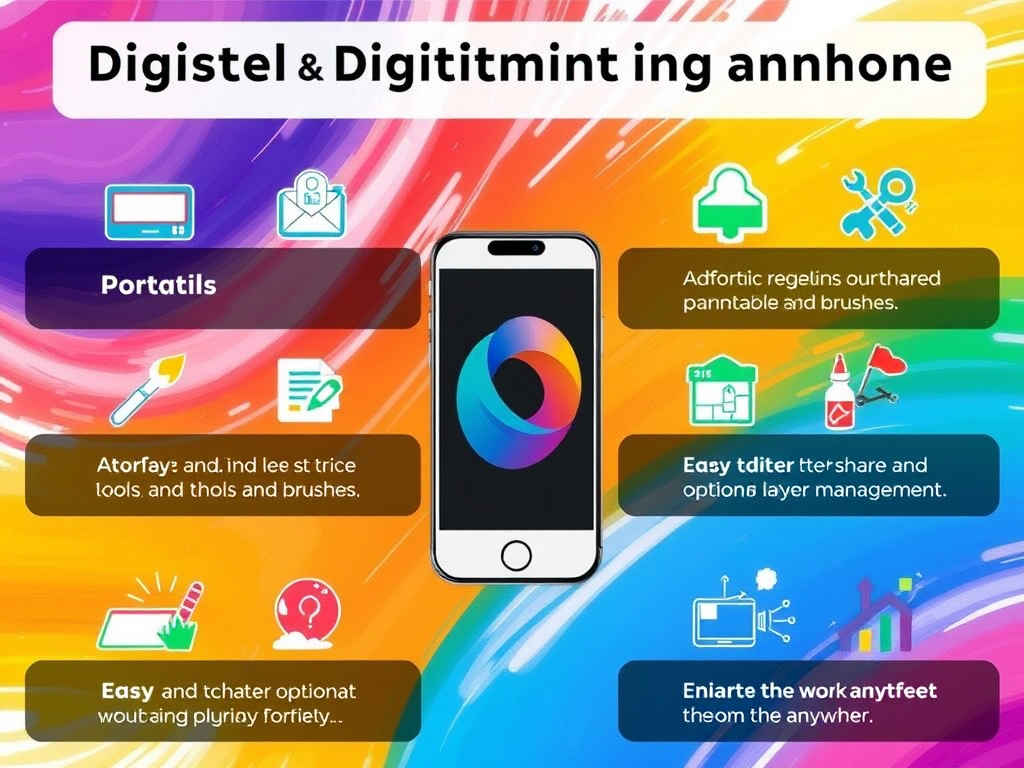 مزایای نقاشی دیجیتال با گوشی