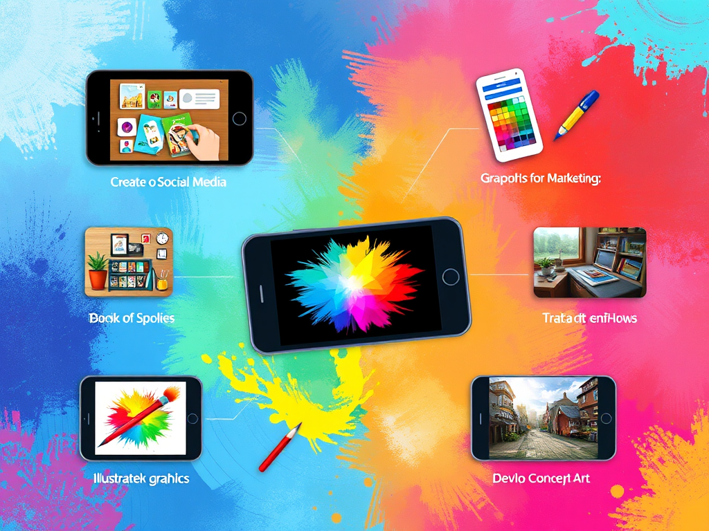 کاربرد نقاشی دیجیتالی با گوشی