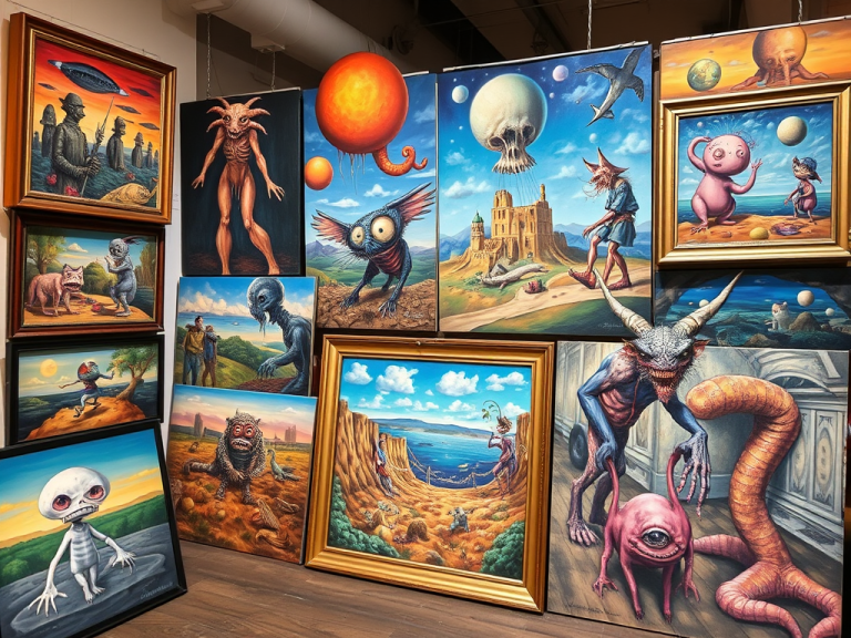 عجیب ترین نقاشی های دنیا