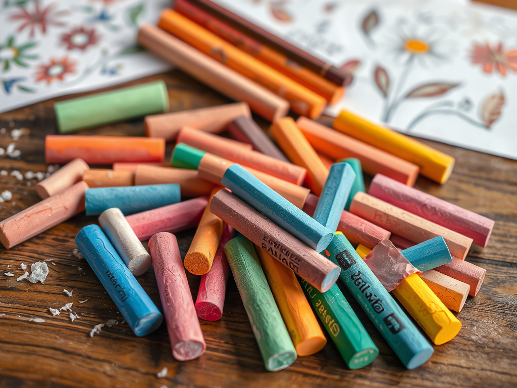 نقاشی با پاستل گچی