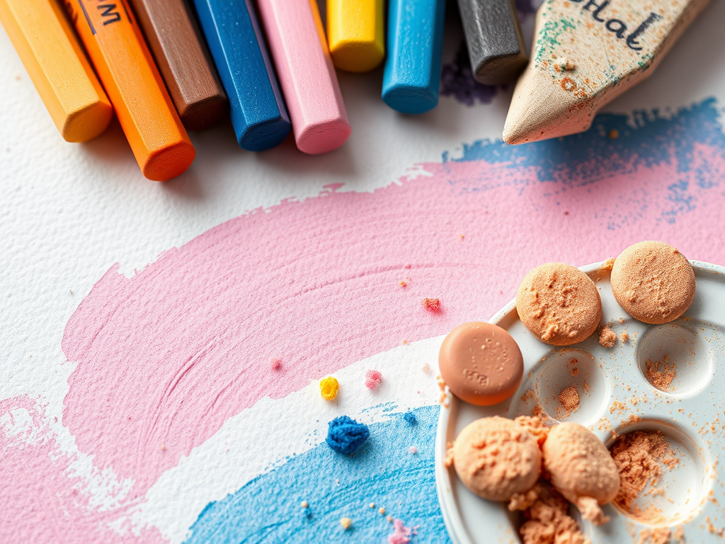 ویژگی های نقاشی پاستل گچی