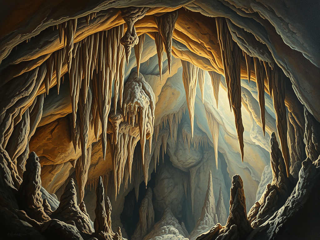 نقاشی غارهای طبیعی