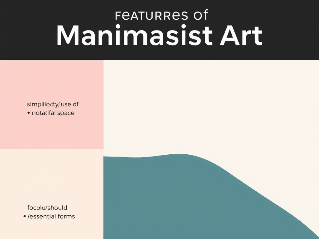 ویژگی های نقاشی مینیمال