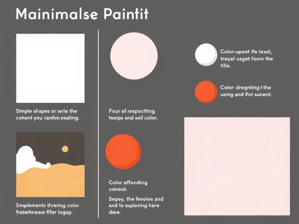 آموزش نقاشی مینیمال