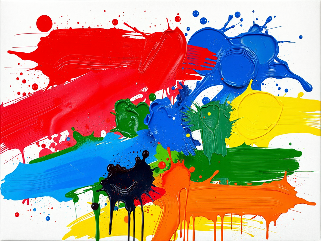 انواع رنگ نقاشی روی بوم