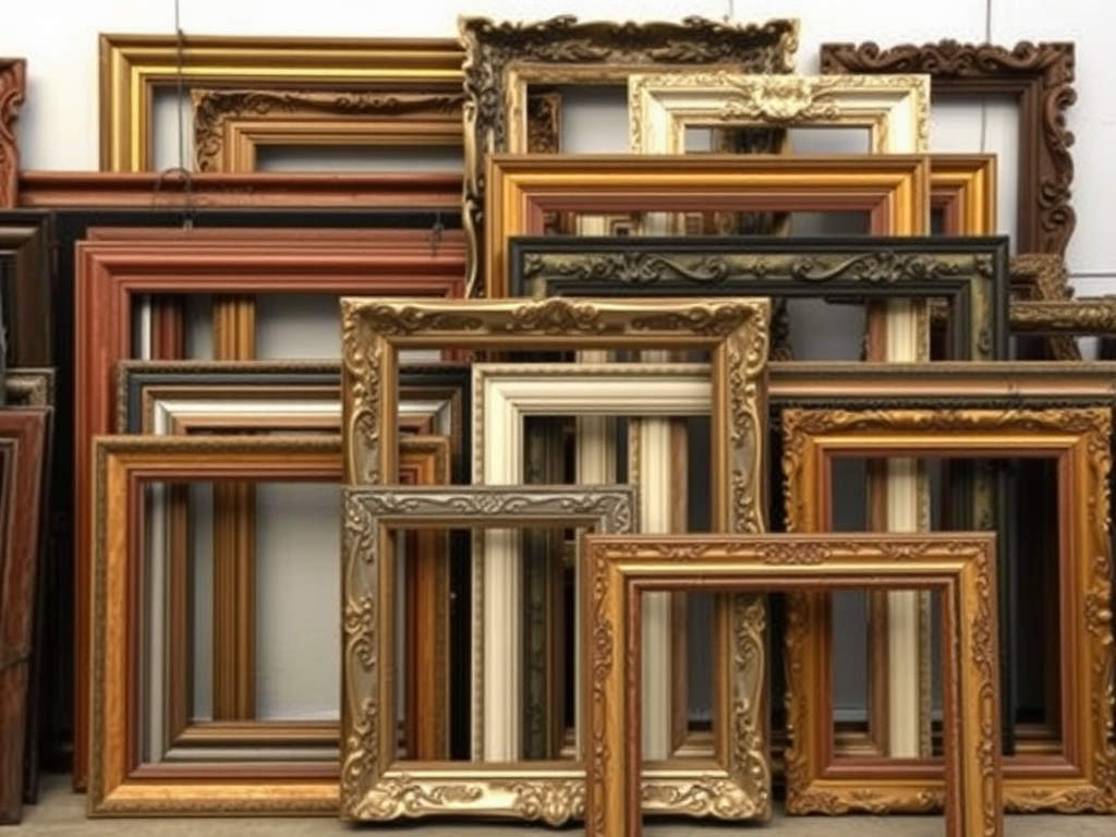 انواع قاب برای نقاشی روی بوم