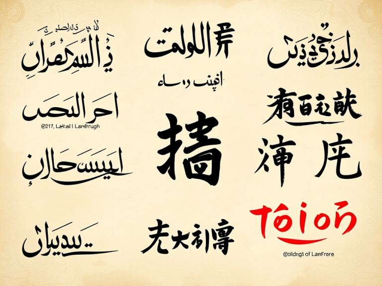 انواع سبک های خوشنویسی در جهان