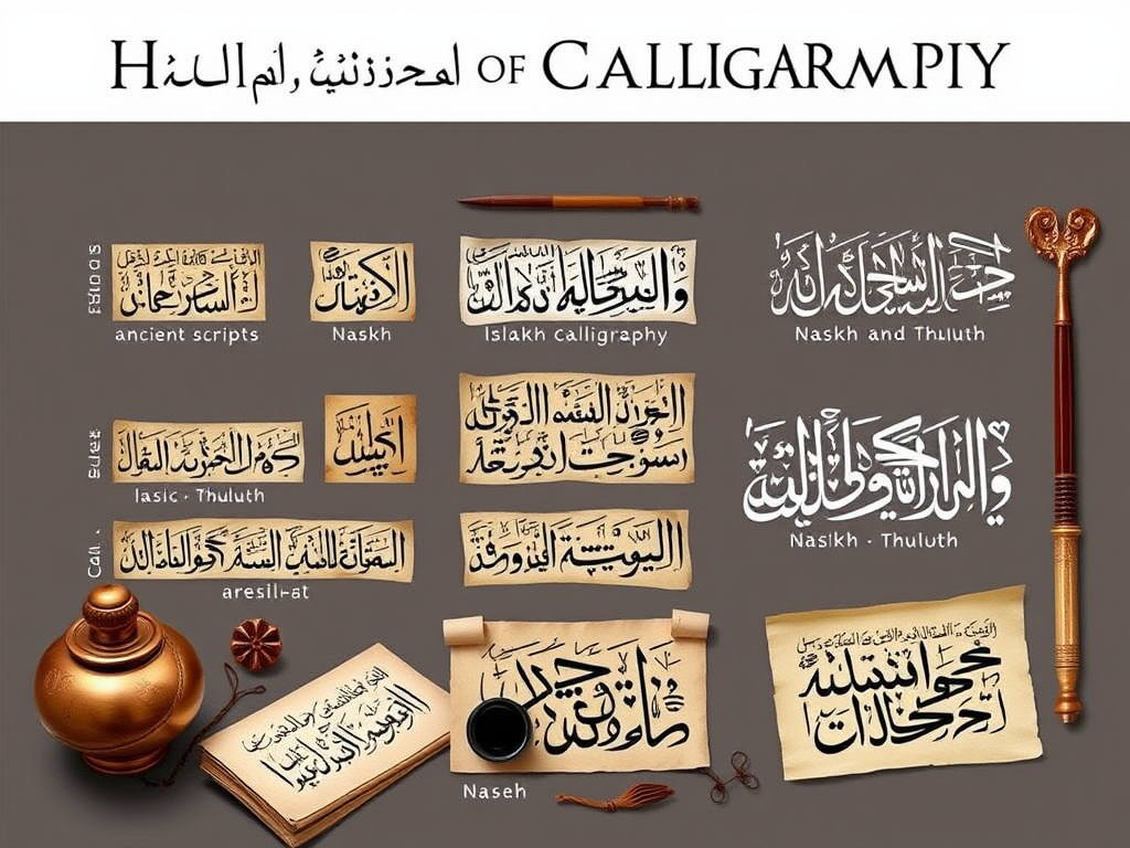تاریخچه مختصری از هنر خطاطی و خوشنویسی 