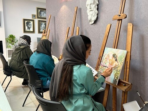 آموزش اولیه نقاشی با رنگ روغن