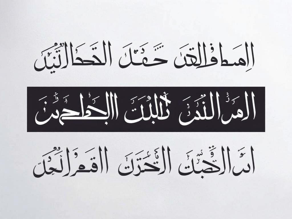 چیدمان حروف در خوشنویسی چه اصولی دارد؟