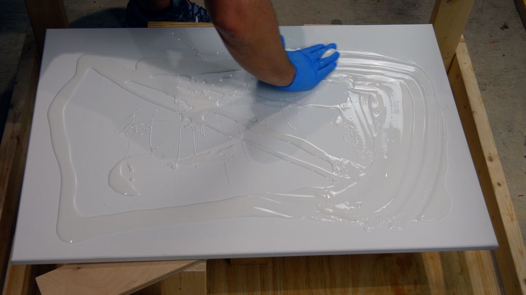 مراحل زیرسازی بوم در رنگ روغن