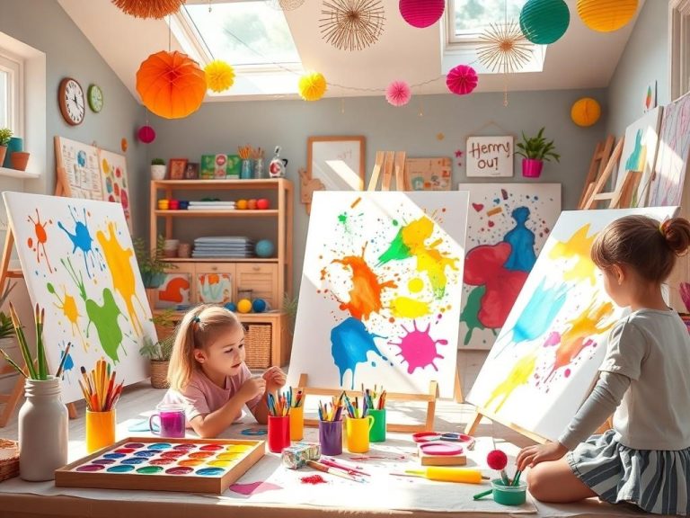 بازیهای خلاقانه برای آموزش نقاشی به کودکان