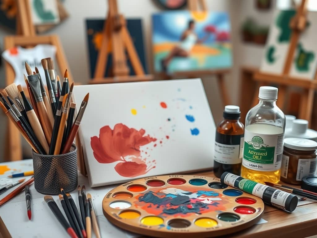معرفی وسایل تخصصی نقاشی رنگ روغن برای هنرجویان پیشرفته