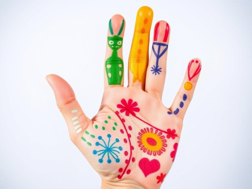 روش و ایده آموزش نقاشی با دست برای کودکان