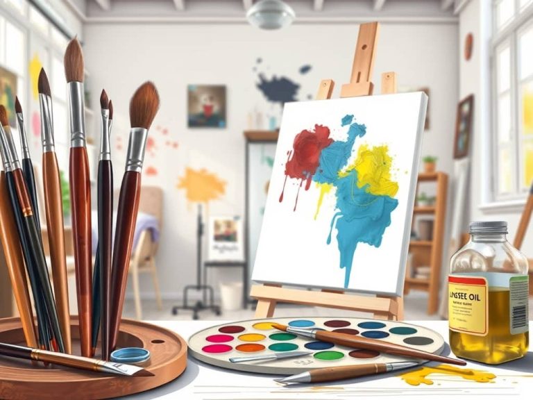 معرفی وسایل تخصصی نقاشی رنگ روغن برای هنرجویان پیشرفته