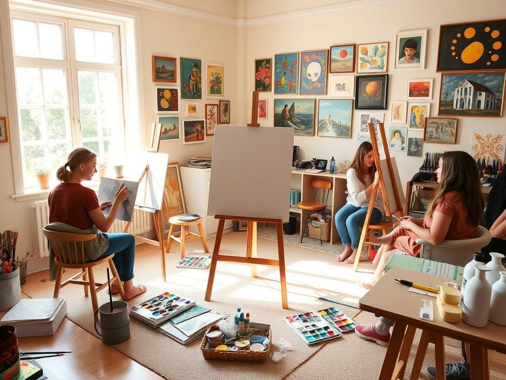 معایب کلاس نقاشی گروهی