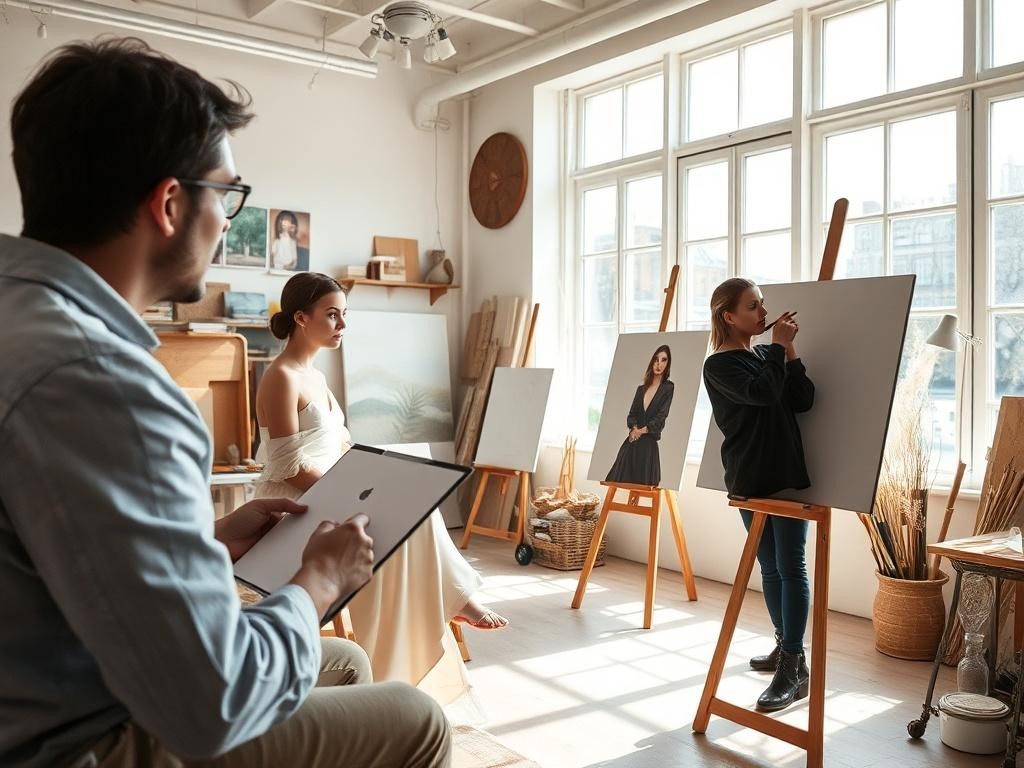 ژست ها در طراحی مدل زنده 