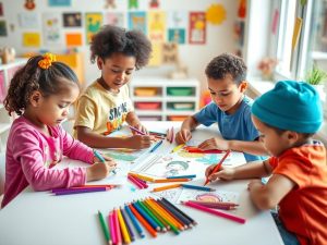 تکنیک مداد رنگی برای کودکان؛ از مقدماتی تا پیشرفته