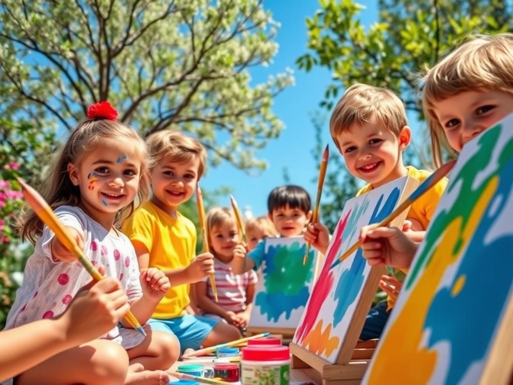 مراحل مقدماتی استفاده از گواش برای کودکان