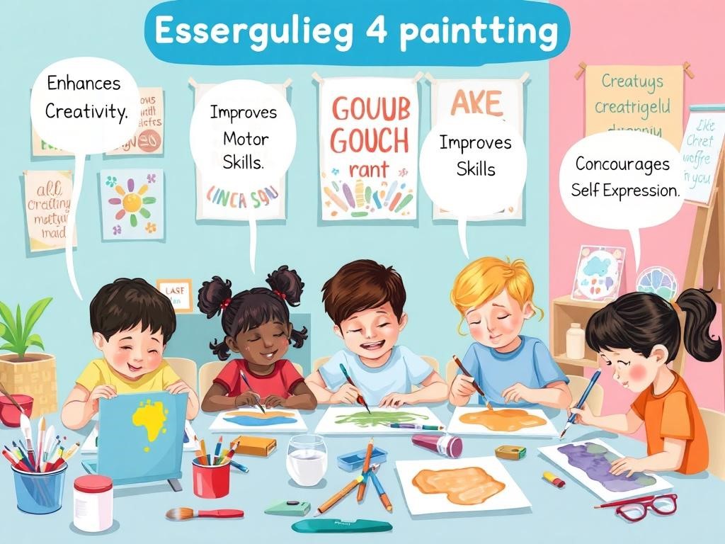 مزایای استفاده از گواش برای کودکان