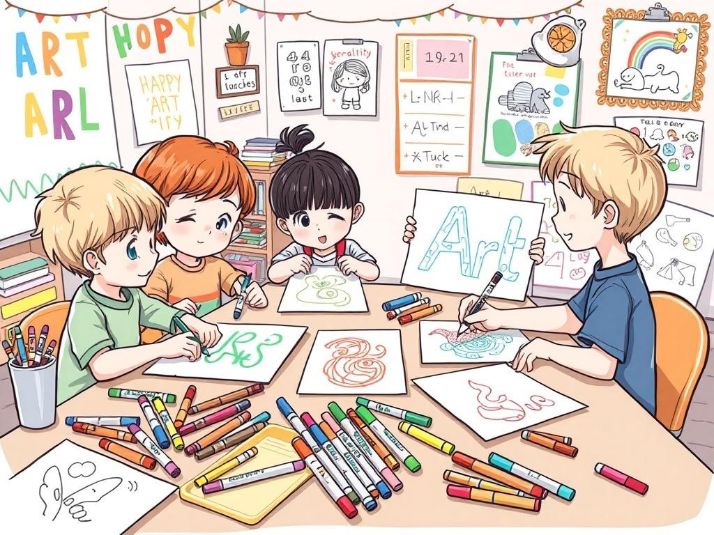 مراحل مقدماتی استفاده از ماژیک برای کودکان 